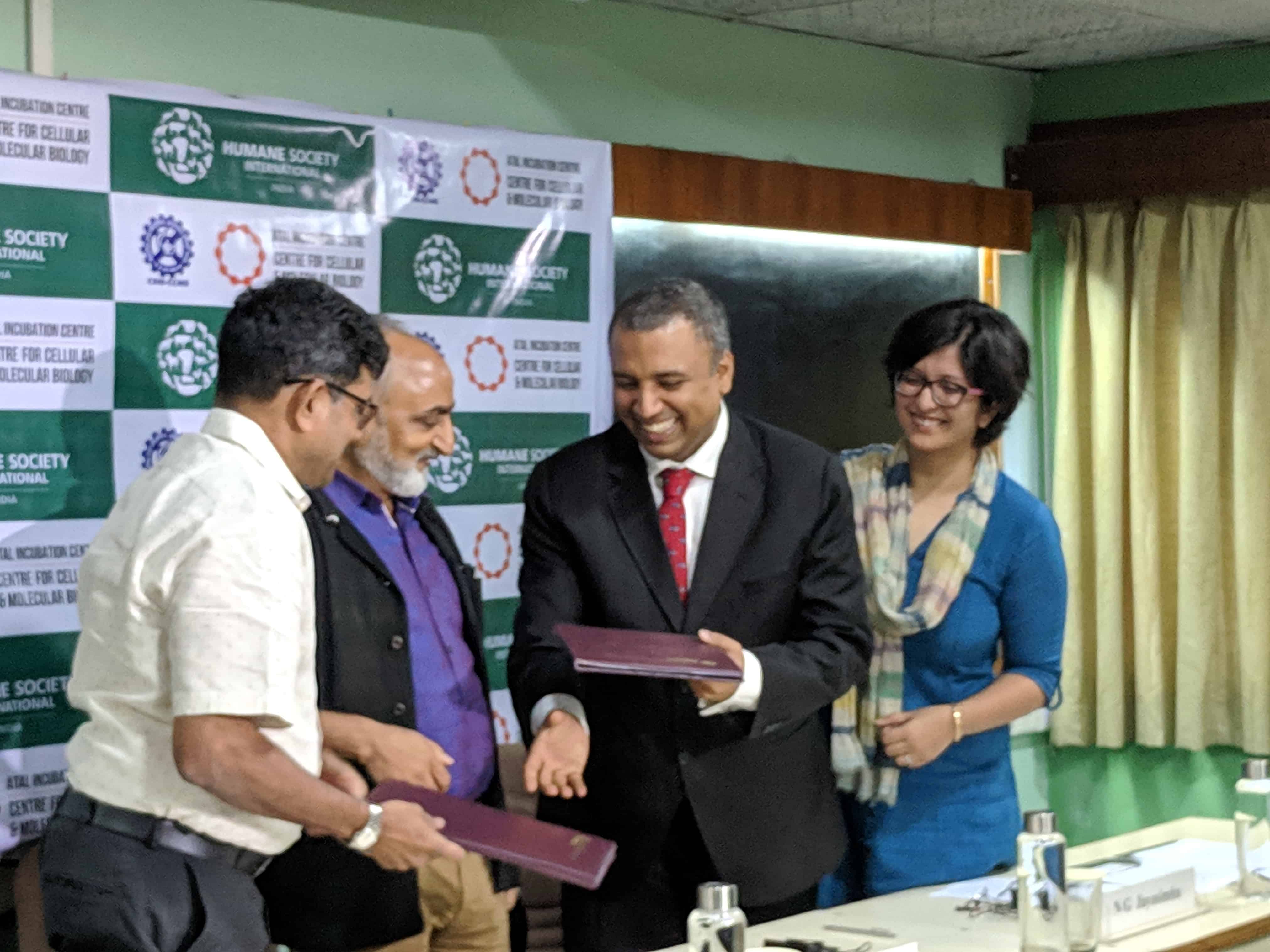 Centre for Promoting Alternatives to Animal Experiments launched by Atal Incubation Centre at Centre for Cellular & Molecular Biology in Hyderabad, India